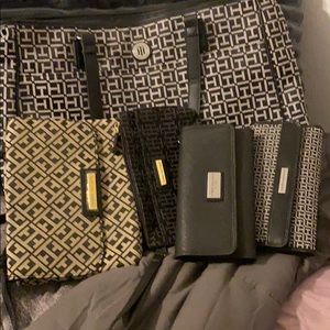 Tommy Hilfiger purse, wallet, clutch set